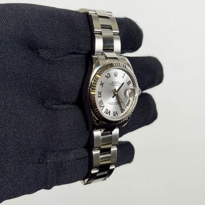 Rolex Datejust Stainless Steel 31mm Silver Dial Watch Ref# 178274 - Happy Jewelers Fine Jewelry Lifetime Warranty