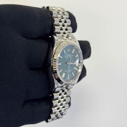 Rolex Datejust 36mm Mint Green Dial Watch Ref# 126234 - Happy Jewelers Fine Jewelry Lifetime Warranty