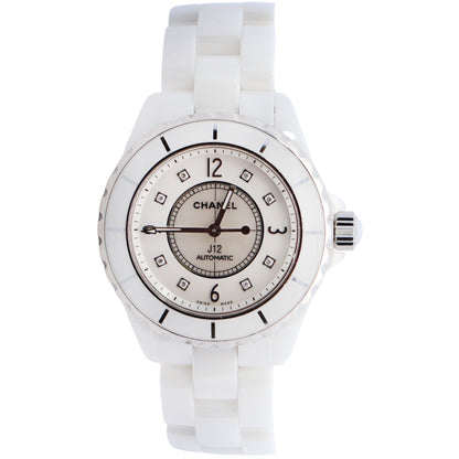 Chanel J12 38mm White Dial Watch Ref# H0970 - Happy Jewelers Fine Jewelry Lifetime Warranty