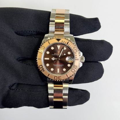 Rolex Yacht-Master 37mm Chocolate Dial Watch Ref# 268621