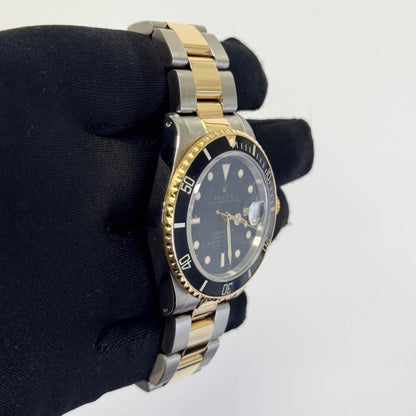 Rolex Submariner 40mm Black Dial Watch Ref# 16613 - Happy Jewelers Fine Jewelry Lifetime Warranty