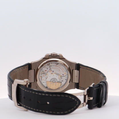 Patek Philippe Moon Phases White Gold 40mm Gray Chronograph Dial Watch Reference#: 5712G-001 - Happy Jewelers Fine Jewelry Lifetime Warranty