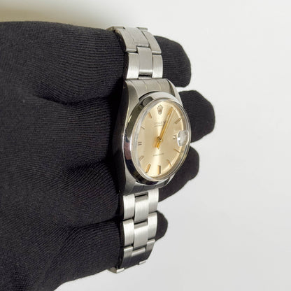 Rolex Oysterdate 34mm Silver Dial Watch Ref# 6694