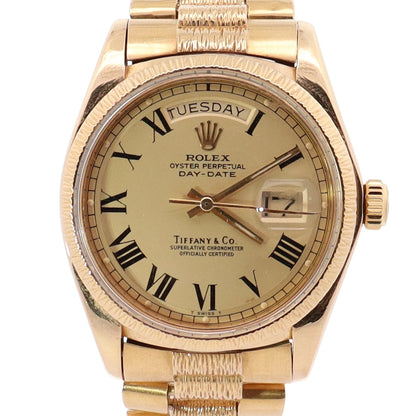 Rolex Day-Date 36mm Champagne Dial Watch Ref# 1807 - Happy Jewelers Fine Jewelry Lifetime Warranty