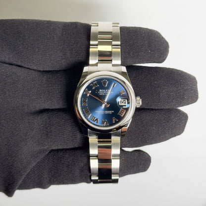 Rolex Datejust 31mm Blue Dial Watch Ref# 278240