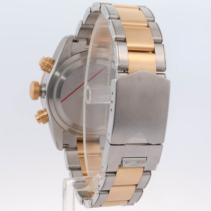 Tudor Black Bay Chrono Two Tone Silver-tone and Gold-tone Stainless Steel 41mm Black Chronograph Dial Watch Reference# 79363N - Happy Jewelers Fine Jewelry Lifetime Warranty
