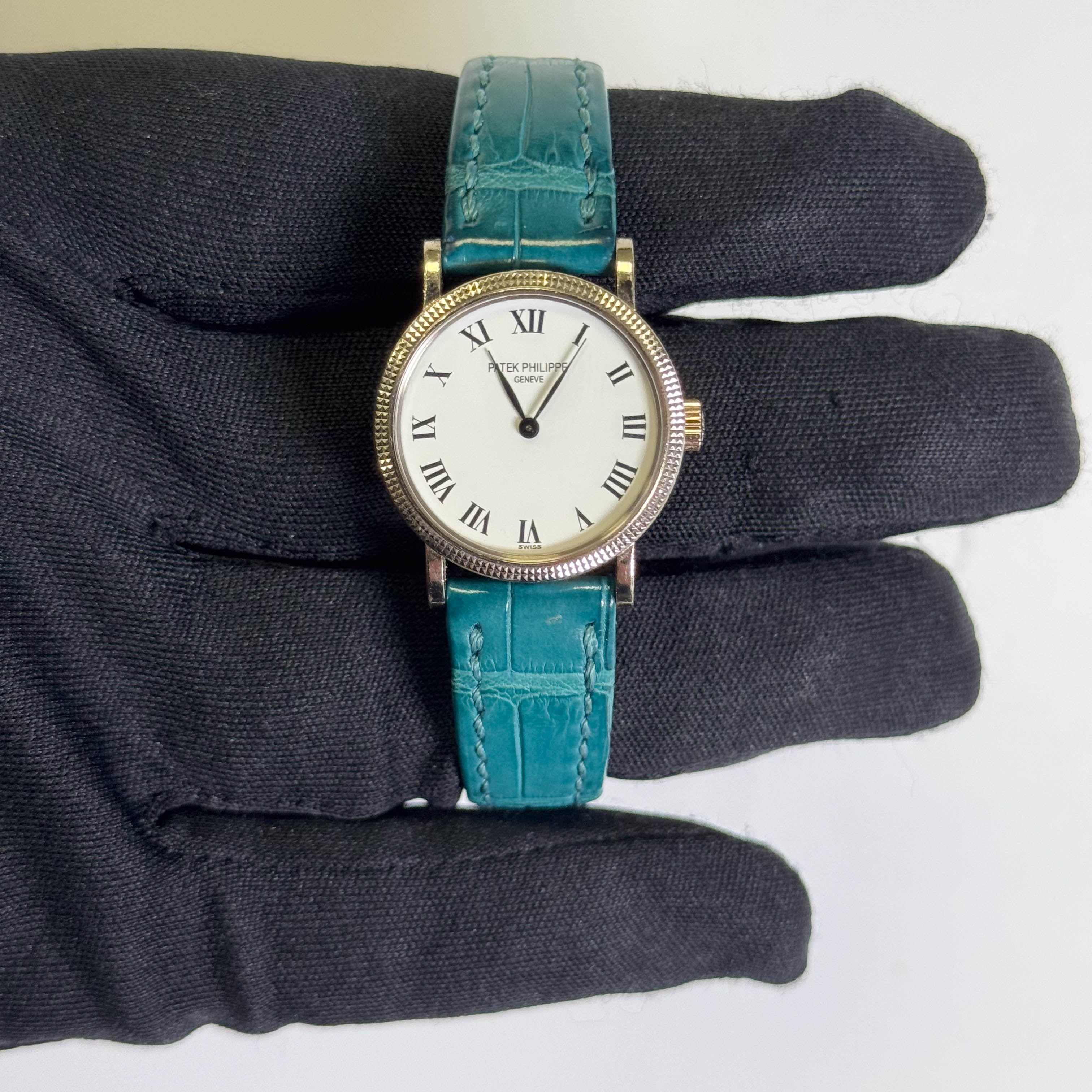 Patek Philippe Clavtrava 25mm White Dial Ref# 4809G-001