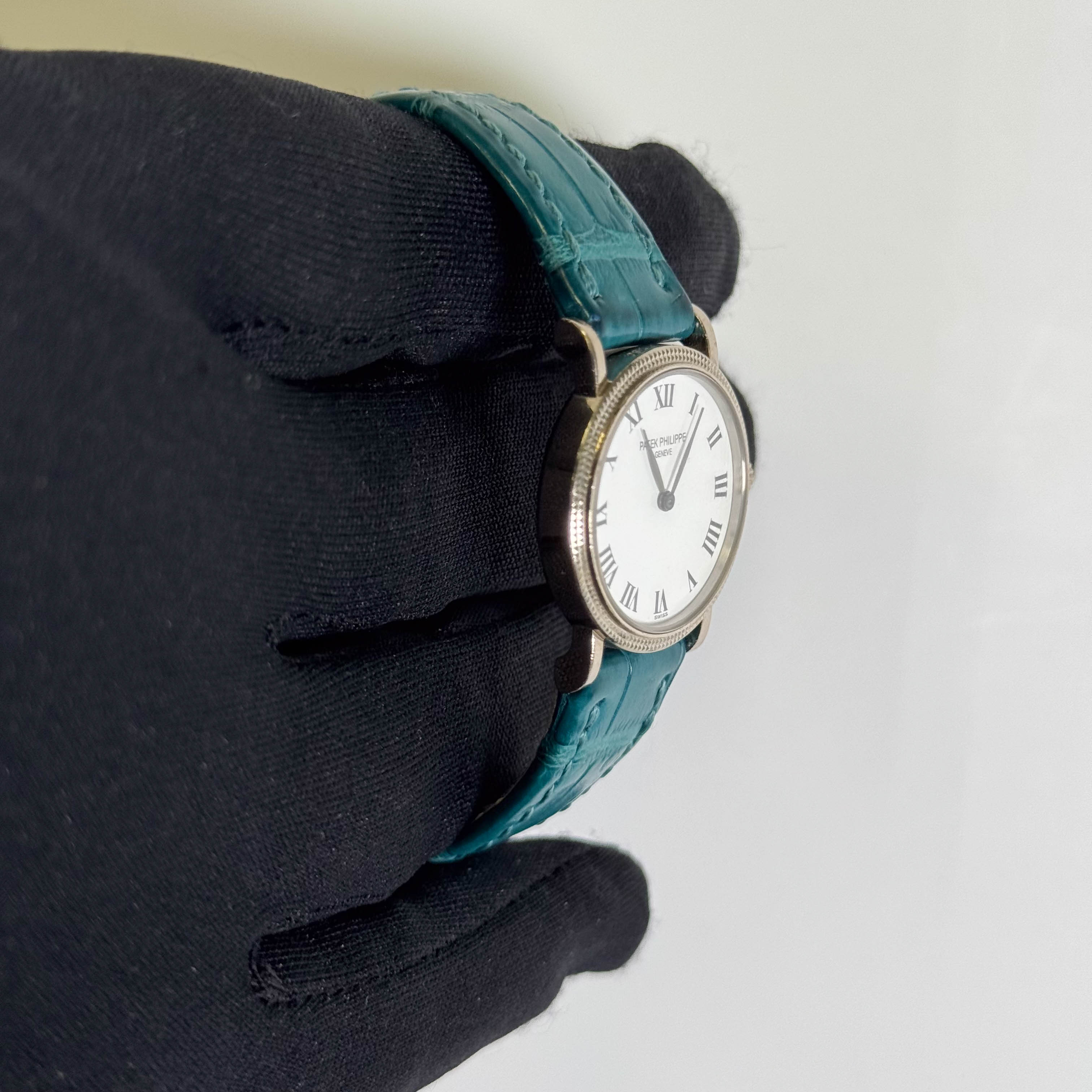 Patek Philippe Clavtrava 25mm White Dial Ref# 4809G-001