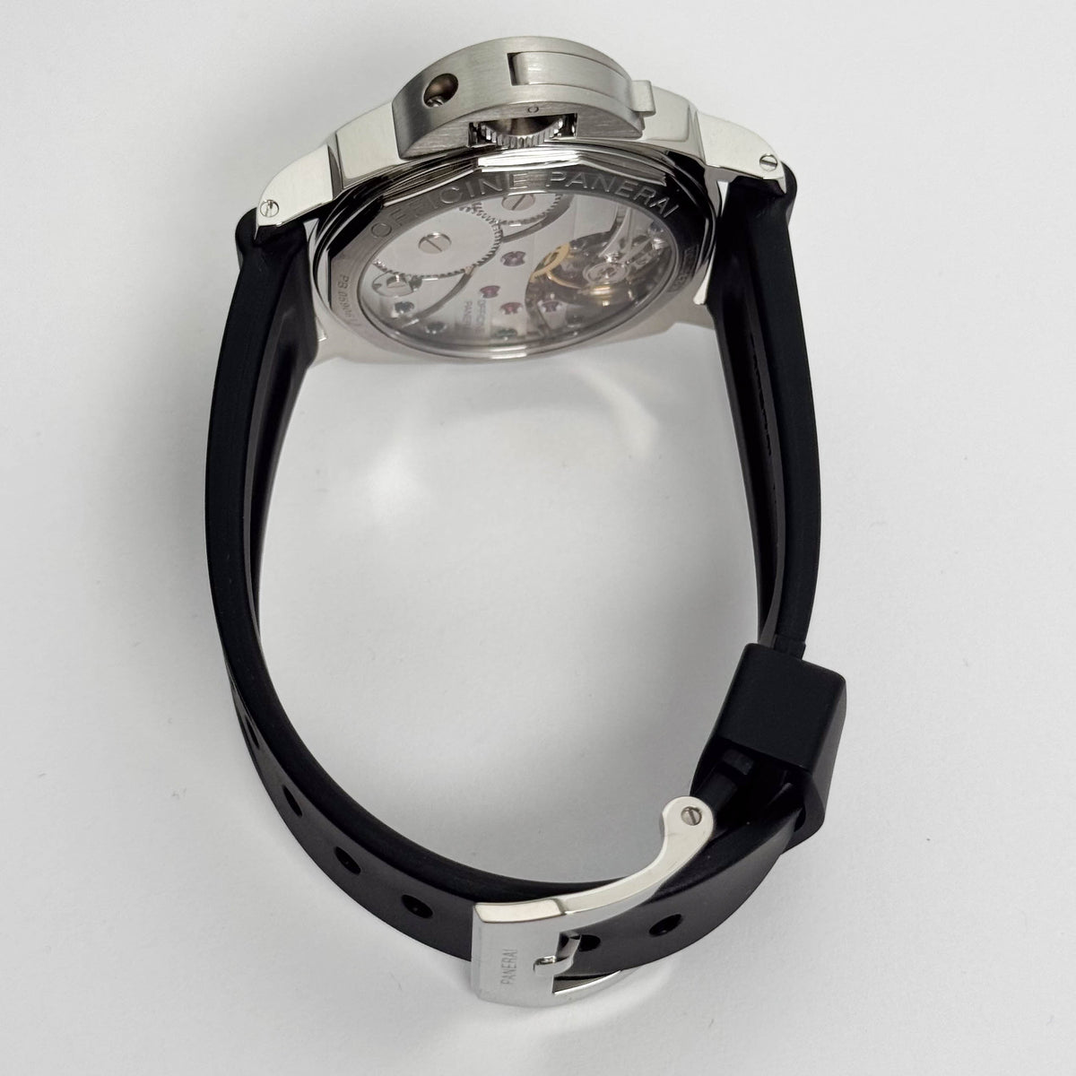 Panerai Luminor 44mm White Dial Watch Ref# PAM00113