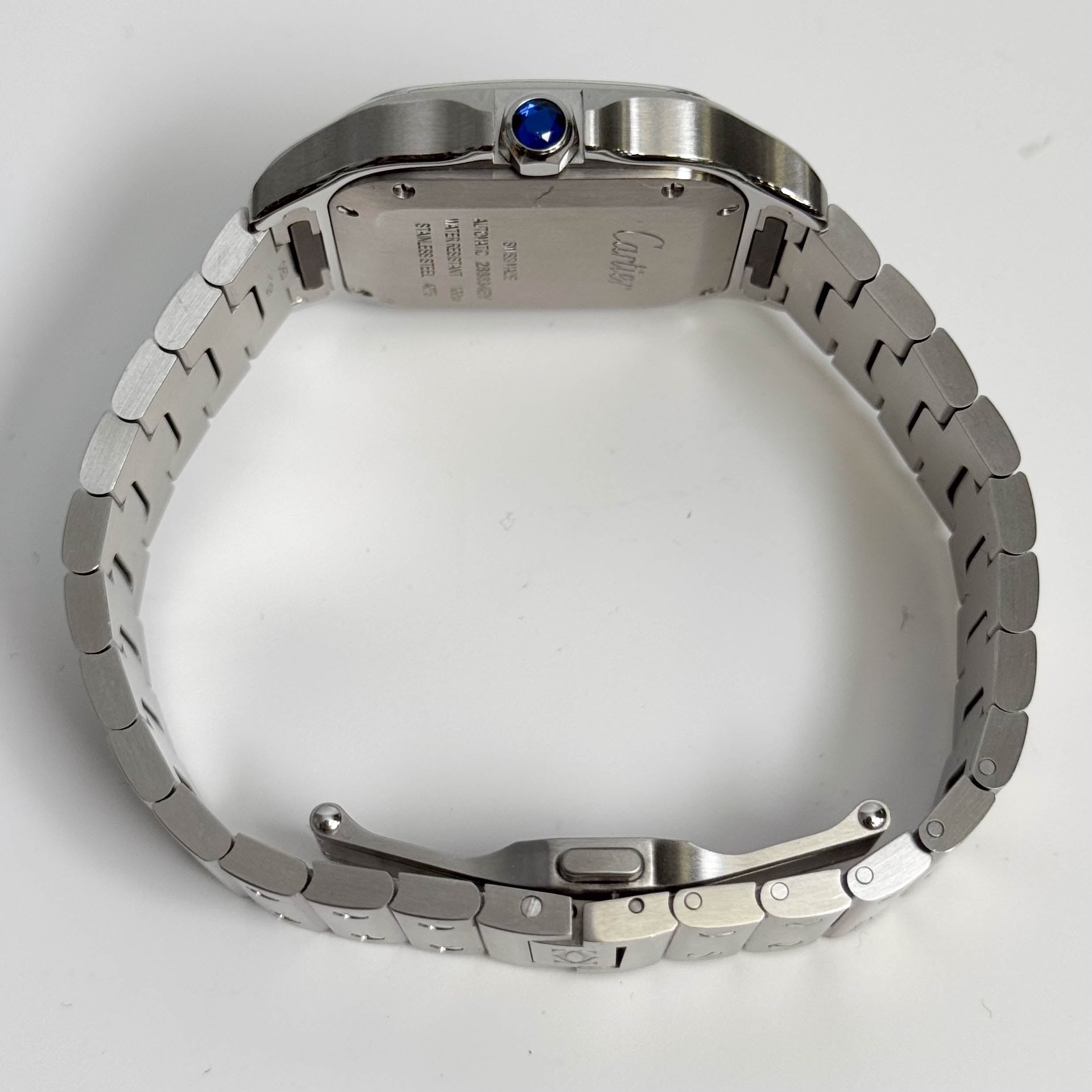 Cartier Santos 35mm White Dial Watch Ref# WSSA0029