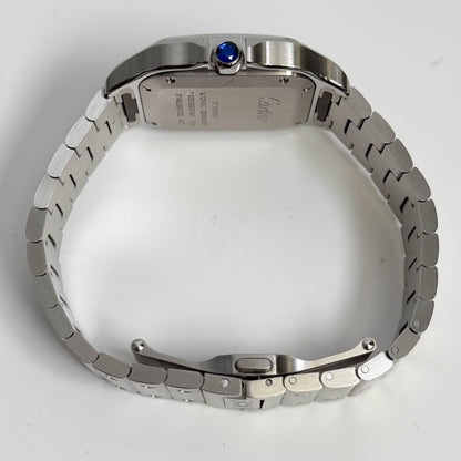 Cartier Santos 35mm White Dial Watch Ref# WSSA0029