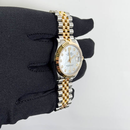Rolex Datejust 31mm Mother Of Pearl Dial Watch Ref# 278273