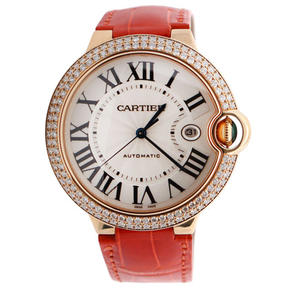 Cartier Ballon Bleu De 42mm Silver Dial Watch Ref# WE900751 - Happy Jewelers Fine Jewelry Lifetime Warranty