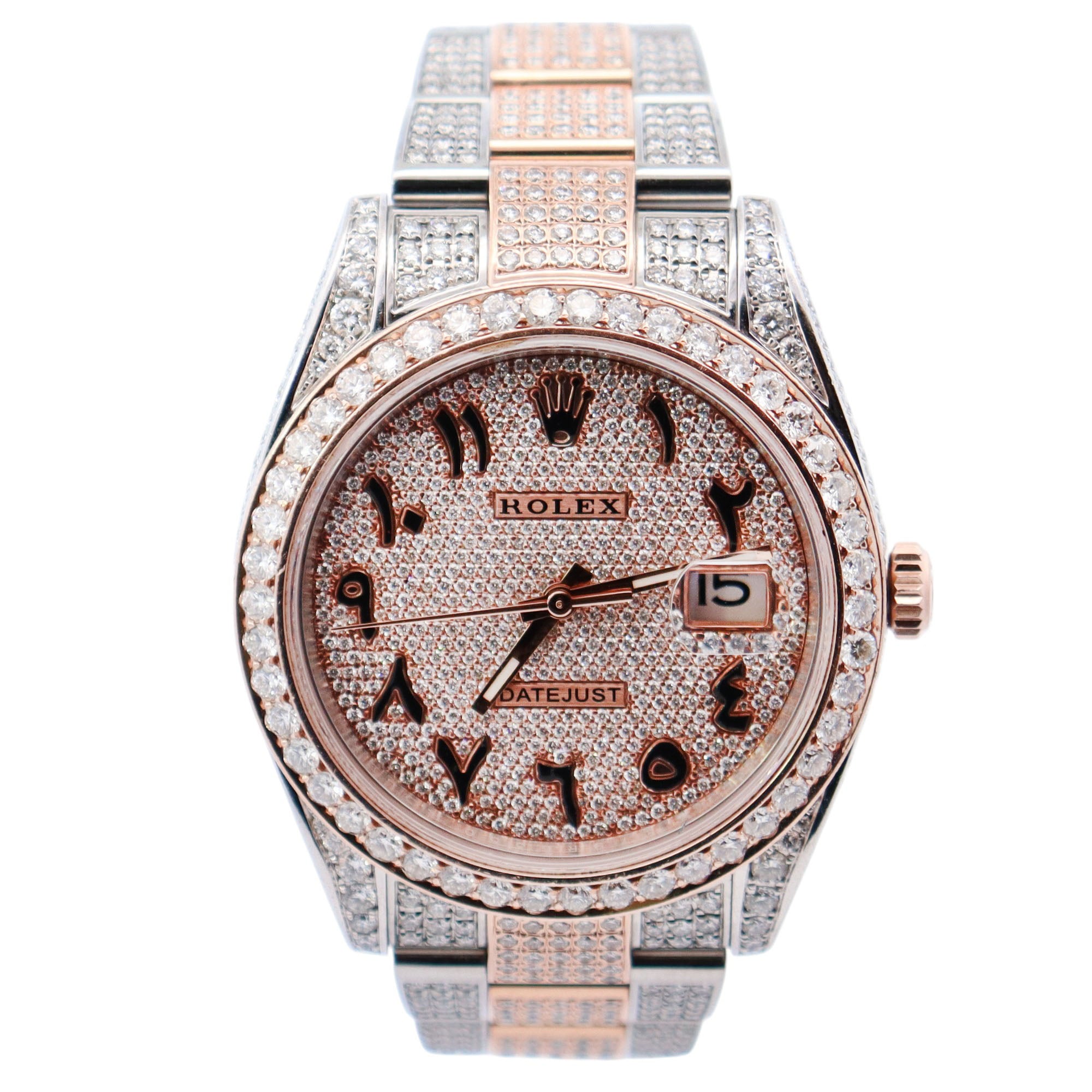 Rolex Datejust 41mm Pave Dial Watch Ref# 126331 - Happy Jewelers Fine Jewelry Lifetime Warranty