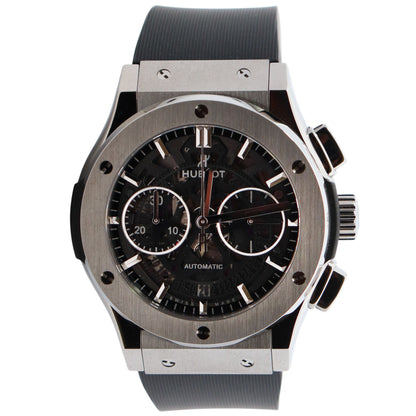 Hublot Classic Fusion 45mm Openwork Dial Watch Ref# 525.NX.0170.LR - Happy Jewelers Fine Jewelry Lifetime Warranty