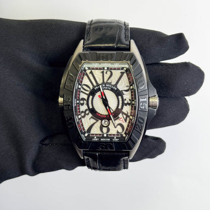 Franck Muller Conquistador 51mm Silver Dial Watch Ref# 9900 SC GP