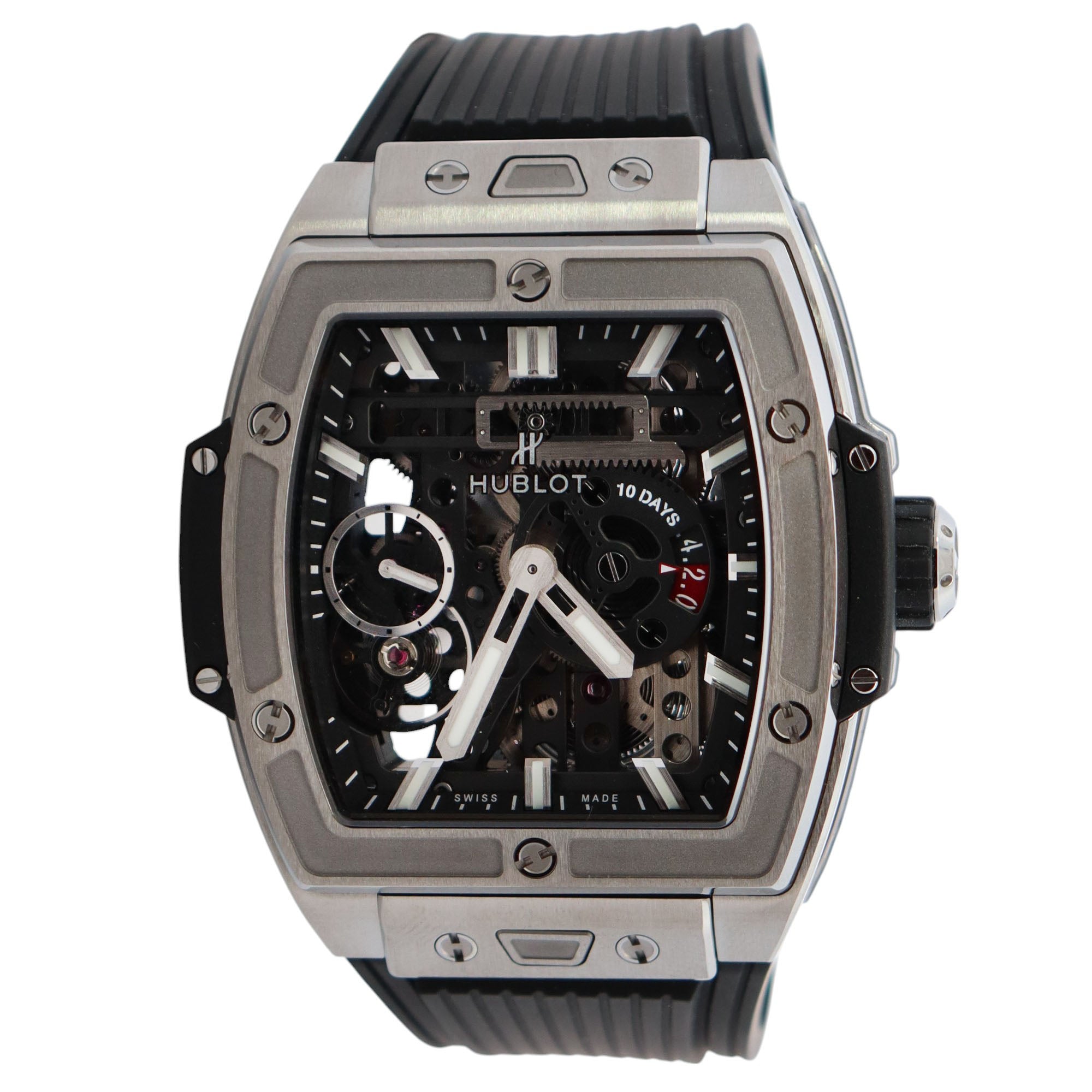 Hublot Spirit Of Big Bang 45mm Openwork Dial Watch Ref# 614.NX.1170.RX - Happy Jewelers Fine Jewelry Lifetime Warranty