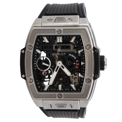 Hublot Spirit Of Big Bang 45mm Openwork Dial Watch Ref# 614.NX.1170.RX - Happy Jewelers Fine Jewelry Lifetime Warranty