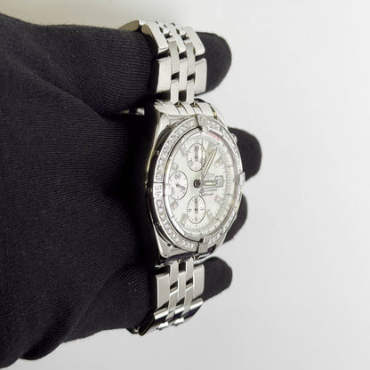 Breitling Chronomat 43mm MOP Dial Watch Ref# A13356
