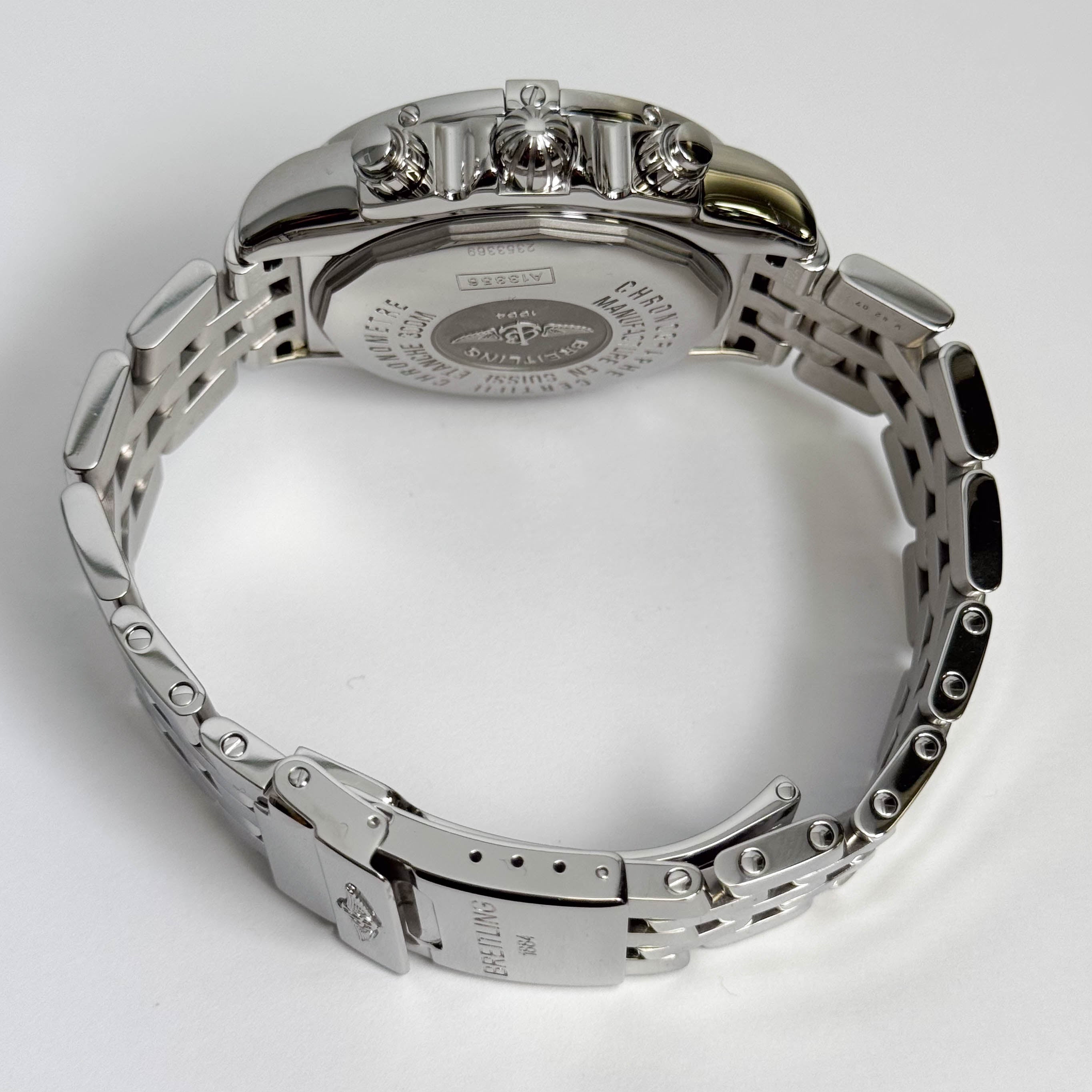 Breitling Chronomat 43mm MOP Dial Watch Ref# A13356