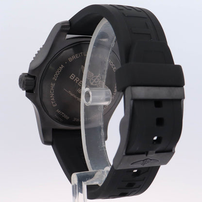 Breitling Superocean Stainless Steel 46mm Yellow Roman & Stick Dial Watch Reference#: M17368D71I1S1 - Happy Jewelers Fine Jewelry Lifetime Warranty