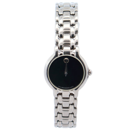 Movado Museum 23.5mm Black Dial Watch Ref# 84 E4 9824 - Happy Jewelers Fine Jewelry Lifetime Warranty