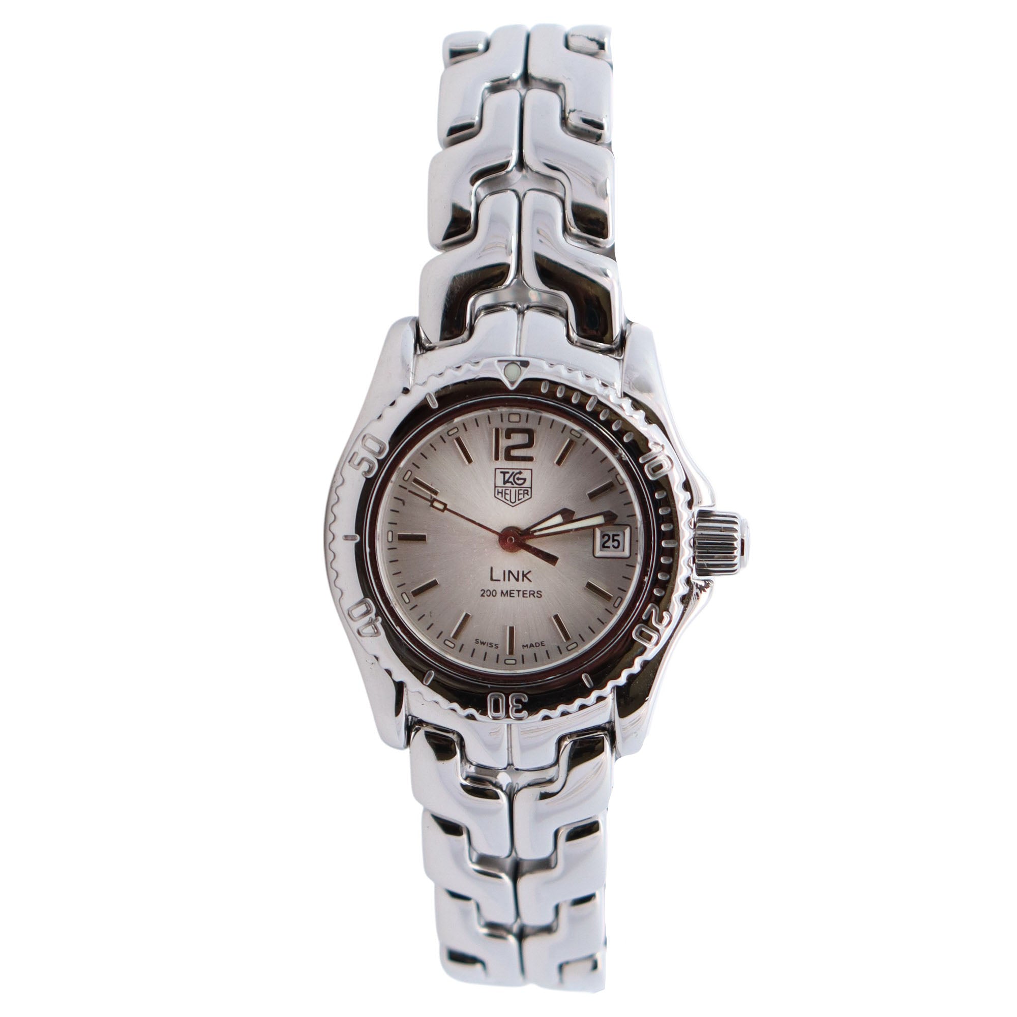 Tag Heuer Link 25mm Silver Dial Watch Ref# WT1416 - Happy Jewelers Fine Jewelry Lifetime Warranty