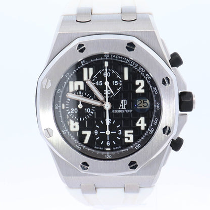 Audemars Piguet Royal Oak Offshore 42mm Black Dial Ref# 26020ST.OO.D001IN.01.A - Happy Jewelers Fine Jewelry Lifetime Warranty
