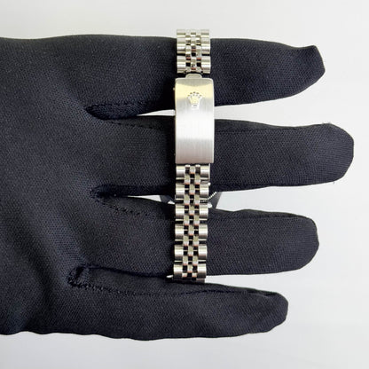 Rolex Lady Datejust 26mm Blue factory Diamond Dial Watch Ref# 79174