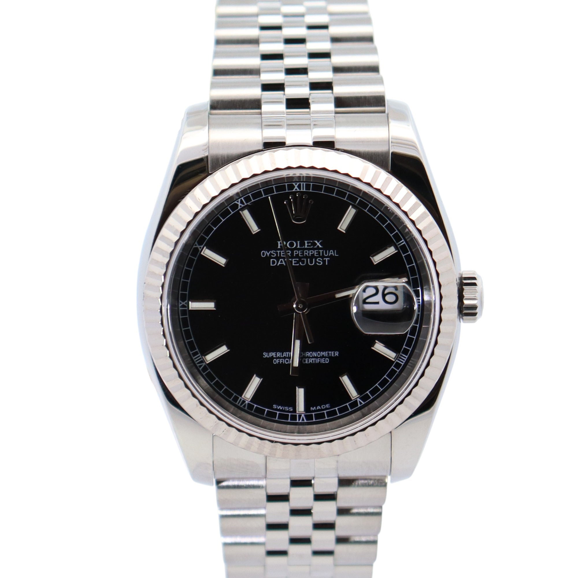 Rolex Datejust 36mm Black Dial Ref# 116234 - Happy Jewelers Fine Jewelry Lifetime Warranty