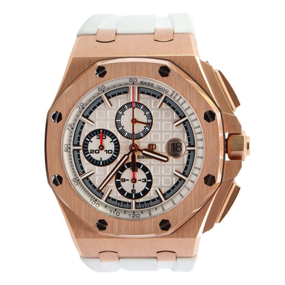 Audemars Piguet Royal Oak 44mm White Dial Watch Ref# 26408OR.OO.A010CA.01 - Happy Jewelers Fine Jewelry Lifetime Warranty