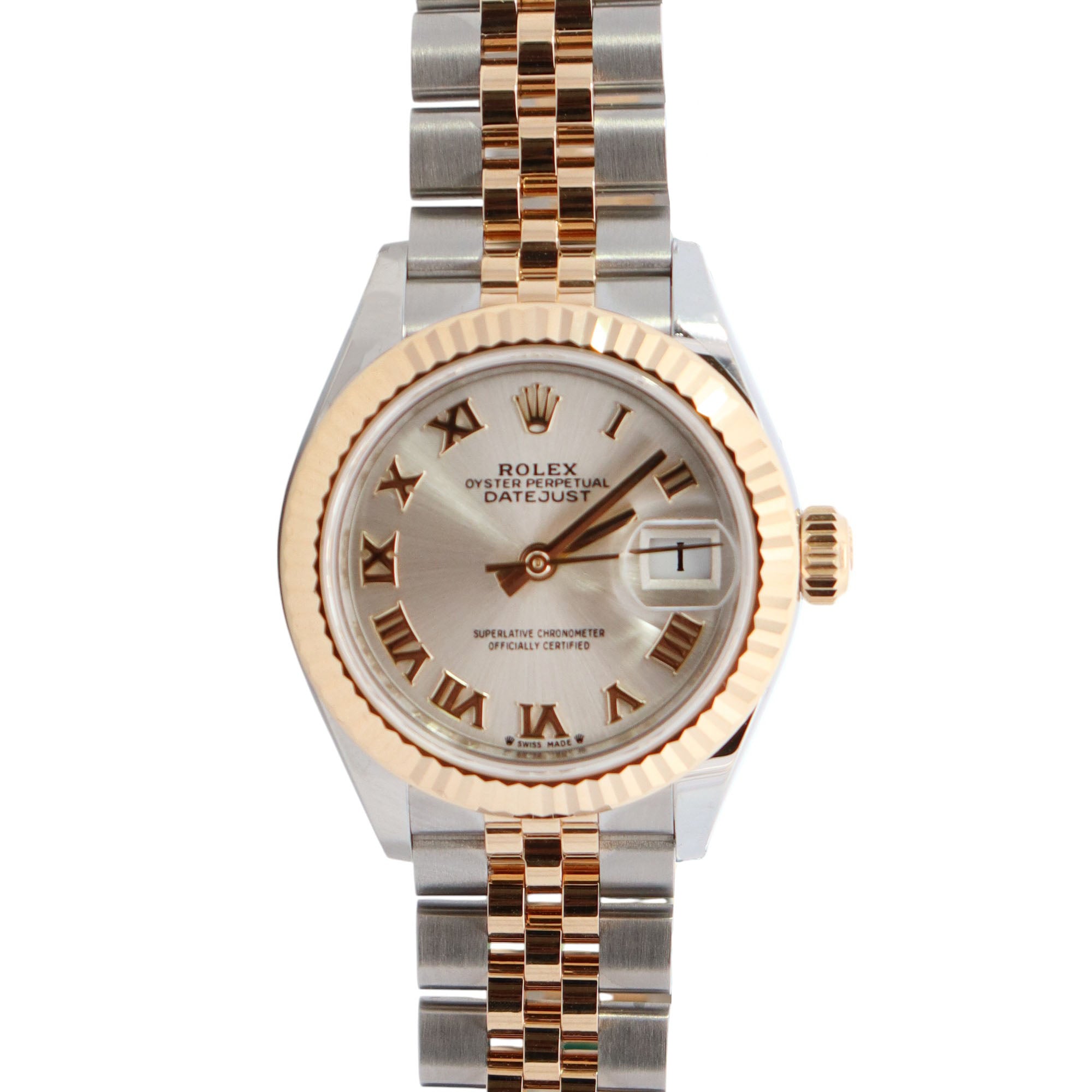 Rolex Datejust 28mm Silver Dial Watch Ref# 279173 - Happy Jewelers Fine Jewelry Lifetime Warranty