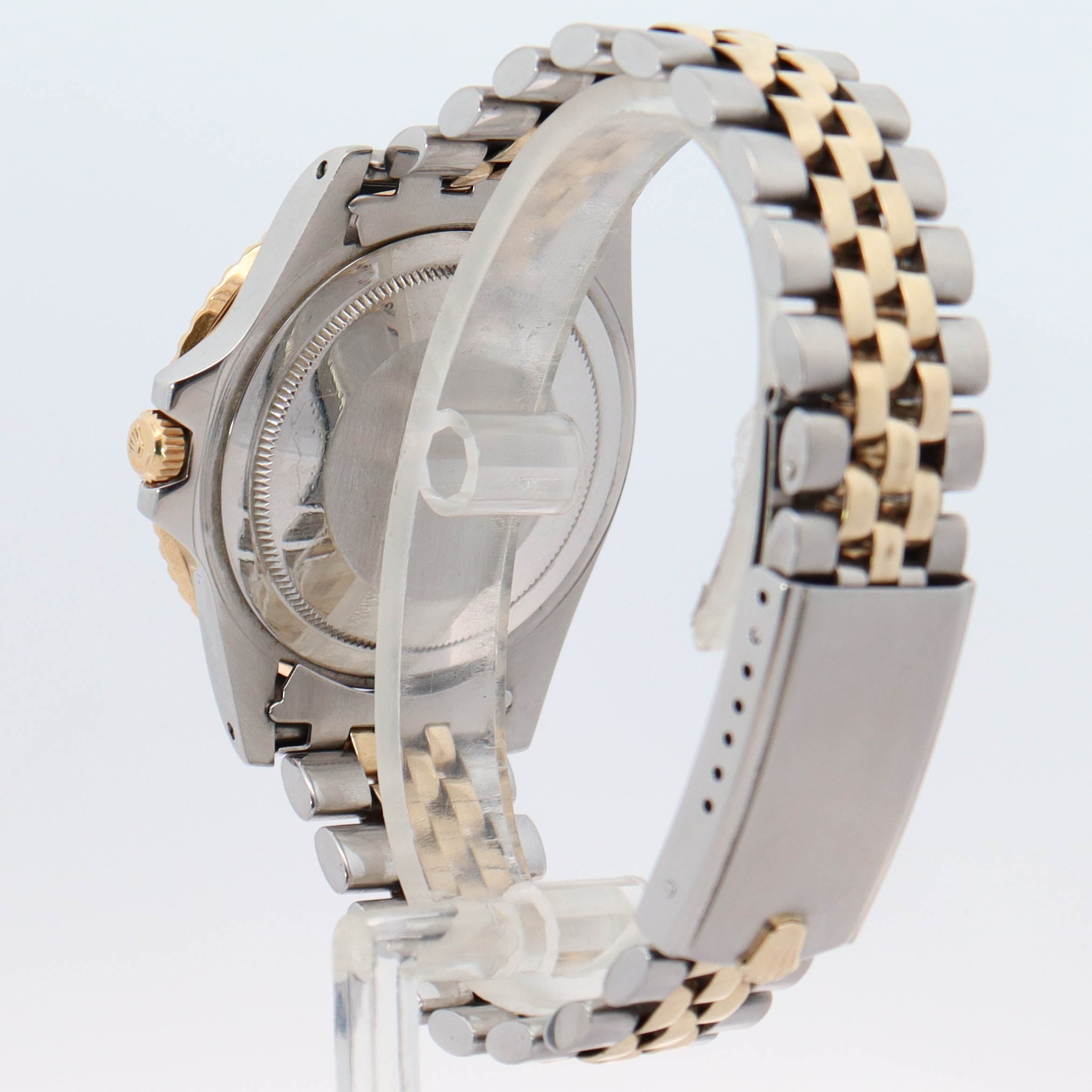 Rolex Vintage GMT Master "Rootbeer" Two Tone Yellow Gold & Steel 40mm Brown Dot Dial Watch Reference# 1675 - Happy Jewelers Fine Jewelry Lifetime Warranty