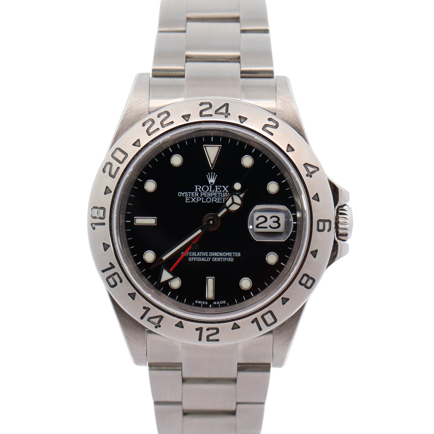 Rolex Explorer II Stainless Steel 40mm Black Dot Dial Watch Reference #: 16570