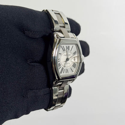 Cartier Roadster 35mm Silver Dial Watch Ref# W62025V3 - Happy Jewelers Fine Jewelry Lifetime Warranty