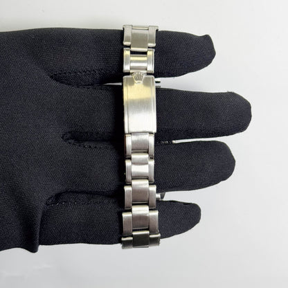 Rolex Oysterdate 34mm Black Dial Watch Ref# 6694