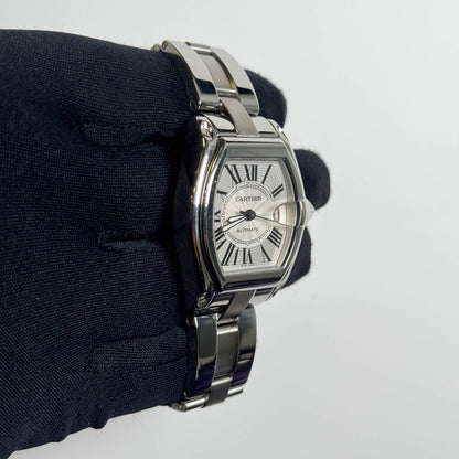 Cartier Roadster 35mm Silver Dial Watch Ref# W62025V3 - Happy Jewelers Fine Jewelry Lifetime Warranty