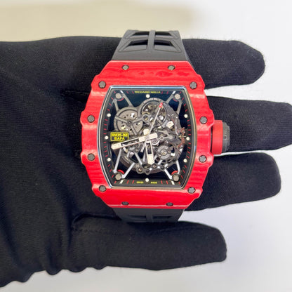 Richard Mille RM35-02 44.50 x 49.94mm Openwork Dial Watch Ref# RM35-02 - Happy Jewelers Fine Jewelry Lifetime Warranty