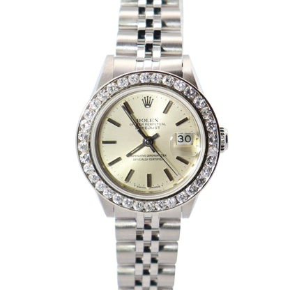 Rolex Datejust 26mm Silver Dial Watch Ref# 69174 - Happy Jewelers Fine Jewelry Lifetime Warranty