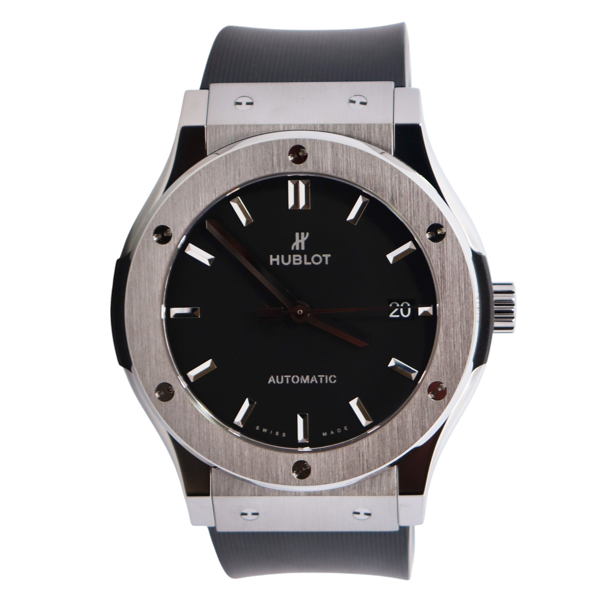 Hublot Classic Fusion 45mm Black Dial Watch Ref# 511.NX.1171.RX - Happy Jewelers Fine Jewelry Lifetime Warranty