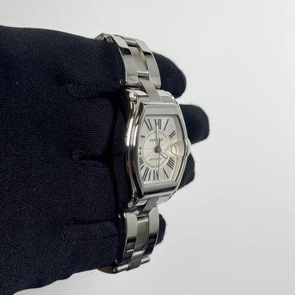 Cartier Roadster 35mm Silver Dial Watch Ref# W62025V3 - Happy Jewelers Fine Jewelry Lifetime Warranty