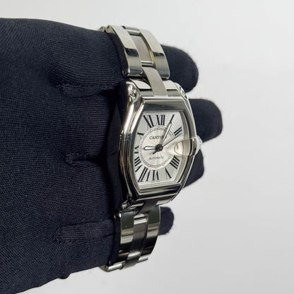 Cartier Roadster 35mm Silver Dial Watch Ref# W62025V3 - Happy Jewelers Fine Jewelry Lifetime Warranty