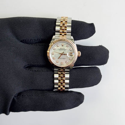 Rolex Datejust 28mm MOP Dial Watch Ref# 279171