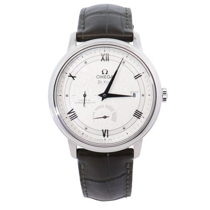 Omega De Ville 39.50mm Silver Dial Watch Ref# 424.13.40.21.02.004 - Happy Jewelers Fine Jewelry Lifetime Warranty