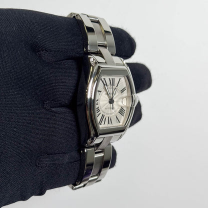 Cartier Roadster 35mm Silver Dial Watch Ref# W62025V3 - Happy Jewelers Fine Jewelry Lifetime Warranty