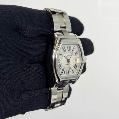 Cartier Roadster 35mm Silver Dial Watch Ref# W62025V3 - Happy Jewelers Fine Jewelry Lifetime Warranty