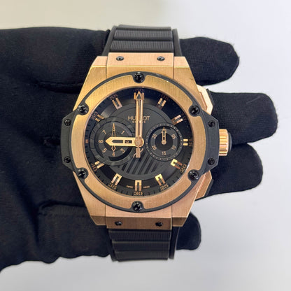 Hublot King Power 48mm Black Dial Watch Ref# 715.PX.1128.RX - Happy Jewelers Fine Jewelry Lifetime Warranty