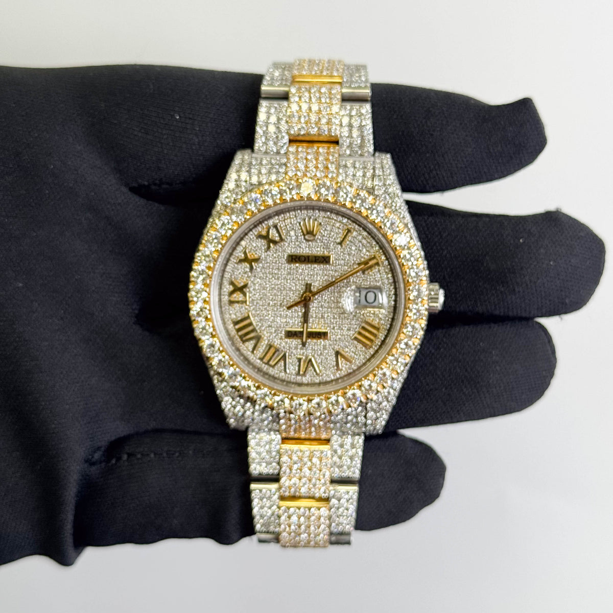 Rolex Datejust 41mm Iced Out Dial Watch Ref# 116333