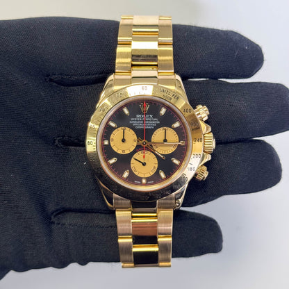 Rolex Daytona 40mm Champagne Dial Watch Ref# 116528 - Happy Jewelers Fine Jewelry Lifetime Warranty