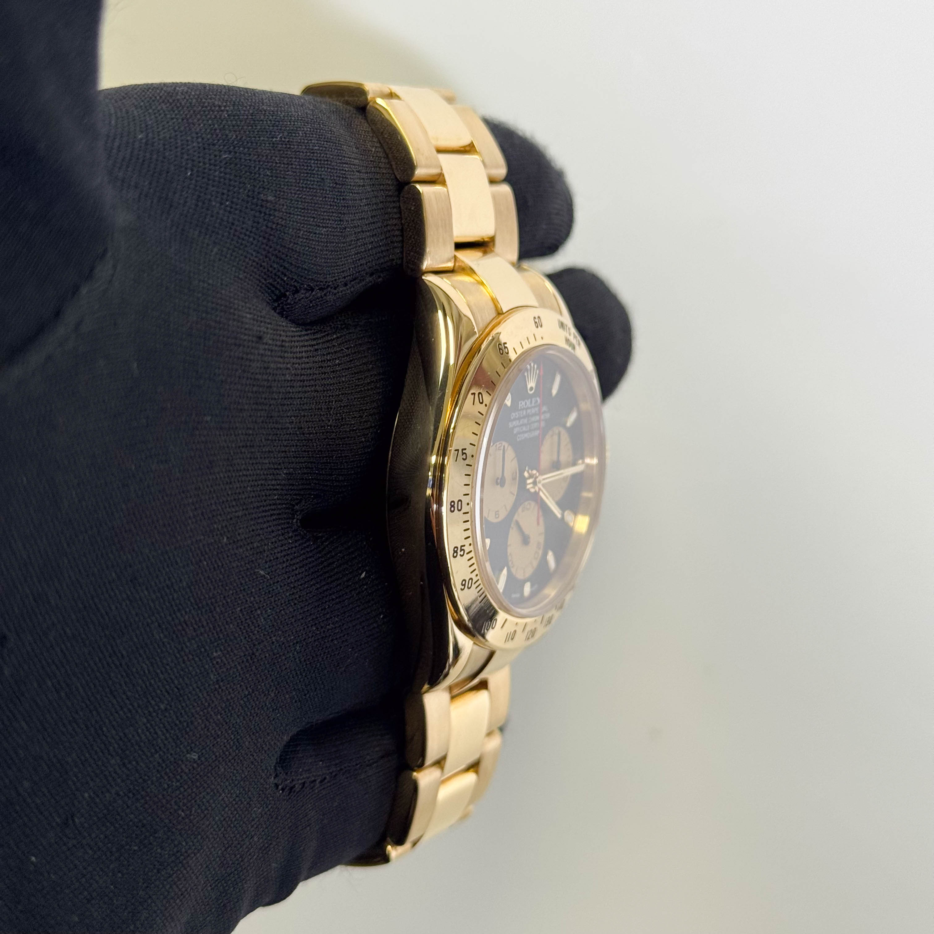 Rolex Daytona 40mm Champagne Dial Watch Ref# 116528 - Happy Jewelers Fine Jewelry Lifetime Warranty
